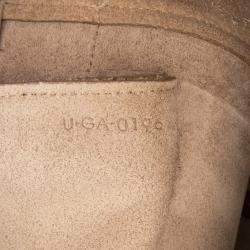 Pre Owned Celine Beige Mini Grained Calfskin Belt Bag