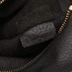 Pre Owned Celine Black Medium Grained Calfskin Tie Knot Tote
