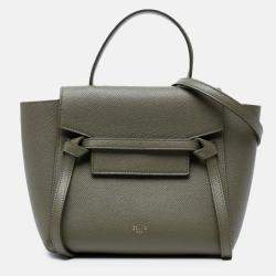 Pre Owned Celine Nano Grained Calfskin Belt Bag