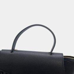 Pre Owned Celine Belt Bag Black Leather Size Nano