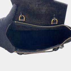 Pre Owned Celine Belt Bag Black Leather Size Nano