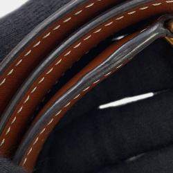 Pre Owned Celine Teen Bucket 16 2Way Bag Tan Leather