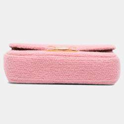 مملوكة مسبقًا حقيبة كتف سلسلة سيلين كلود توييد وردية