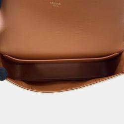 Pre Owned حقيبة كتف سيلين كلود قماش مطلي تريومف أبيض