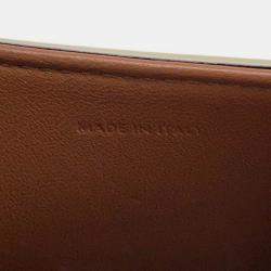 Pre Owned حقيبة كتف سيلين كلود قماش مطلي تريومف أبيض