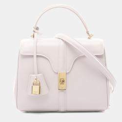 Pre Owned حقيبة كتف سيلين جلد وردي صغيرة 16