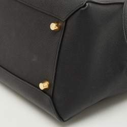 مملوكة مسبقًا Celine Belt Black Leather Top Handle Bag