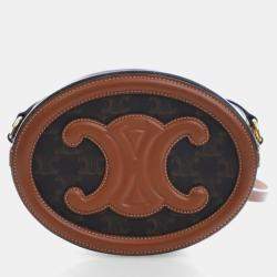 Pre Owned Celine Triomphe Oval Cuir