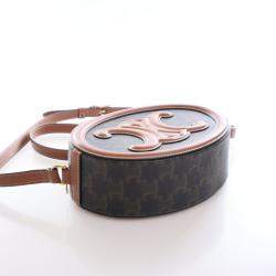 Pre Owned Celine Triomphe Oval Cuir