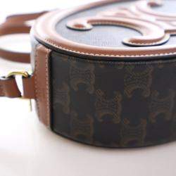 Pre Owned Celine Triomphe Oval Cuir