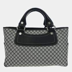 Pre Owned حقيبة يد سليين بوغي سوداء رمادية