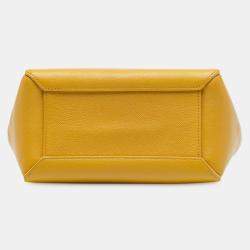 مملوكة مسبقًا حقيبة سيليين نانو صغيرة جلد عجل حزام صفراء