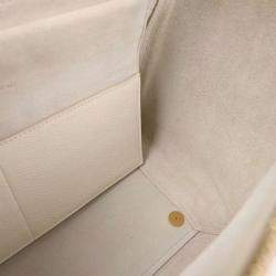 مملوكة مسبقًا حقيبة يد سيلين حزام بيضاء بحمالة كتف مزدوجة