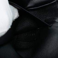 مملوكة مسبقًا حقيبة كتف سيلين سلسلة تريونفه صوف أسود