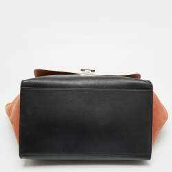 Pre Owned حقيبة سيلين ترابيز جلد وزغب متوسطة بثلاثة ألوان يد علوية