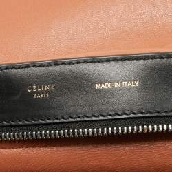 Pre Owned حقيبة سيلين ترابيز جلد وزغب متوسطة بثلاثة ألوان يد علوية