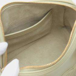 مملوكة مسبقًا Celine Small Boston Cuir Triomphe Handbag Leather Green