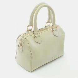 مملوكة مسبقًا Celine Small Boston Cuir Triomphe Handbag Leather Green