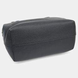 Pre Owned حقيبة سيلين تريومف انيه كاباس جلد أسود وسط