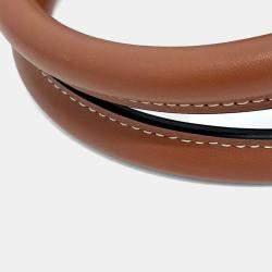 Pre Owned Celine Brown Coated Canvas and Leather Triumph Boston Bag