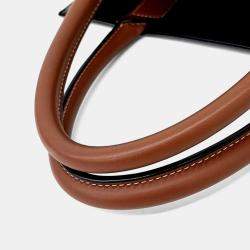 مملوكة مسبقًا Celine Brown PVC Triumph Cabas Vertical Small