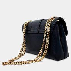 مملوكة مسبقًا Celine Black Leather Victoire Tin