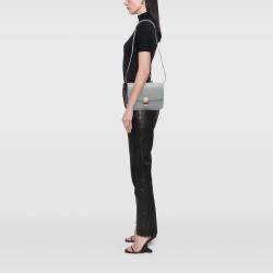 Pre Owned Celine Grey Medium Liege Calfskin Classic Box