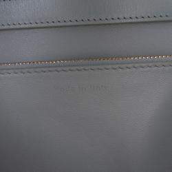 Pre Owned Celine Grey Medium Liege Calfskin Classic Box