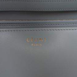 Pre Owned Celine Grey Medium Liege Calfskin Classic Box