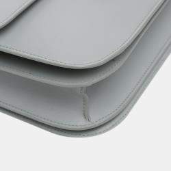 Pre Owned Celine Grey Medium Liege Calfskin Classic Box