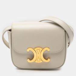 مملوكة مسبقًا Celine Brown Mini Calfskin Claude Crossbody