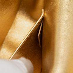 Pre Owned حقيبة كتف سلسلة سيلين ترتر ذهبي