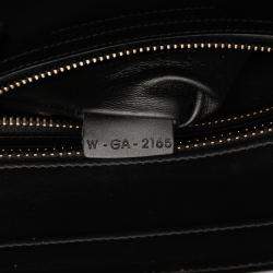 Pre Owned Celine Brown Micro Tricolor Leather Luggage Tote