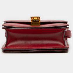 مملوكة مسبقًا Celine Red Small Calfskin Classic Box