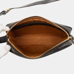 مملوكة مسبقًا حقيبة كروس بودي سيلين تريومف وسط قماش مطلي شعار بني