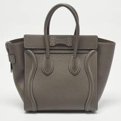 مملوكة مسبقًا حقيبة يد توتس سيلين ميكرو لاغيدج جلد برتقالي