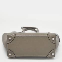 مملوكة مسبقًا حقيبة يد توتس سيلين ميكرو لاغيدج جلد برتقالي