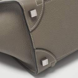 مملوكة مسبقًا حقيبة يد توتس سيلين ميكرو لاغيدج جلد برتقالي