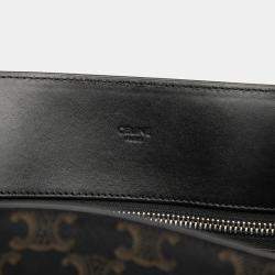 Pre Owned حقيبة تسوق سيلين كاباس أفقي قماش مكسو تريومف بني متوسطة