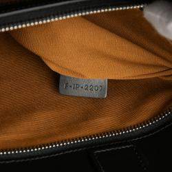 Pre Owned حقيبة تسوق سيلين كاباس أفقي قماش مكسو تريومف بني متوسطة