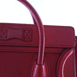 Pre Owned حقيبة يد سيليين نانو لاجيدج جلد عجل