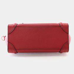 Pre Owned حقيبة يد سيليين نانو لاجيدج جلد عجل