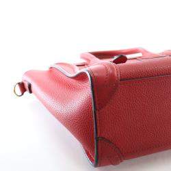 Pre Owned حقيبة يد سيليين نانو لاجيدج جلد عجل