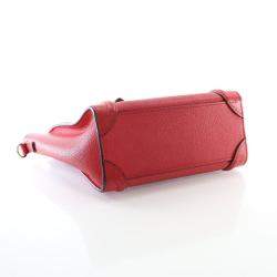 Pre Owned حقيبة يد سيليين نانو لاجيدج جلد عجل