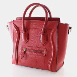 Pre Owned حقيبة يد سيليين نانو لاجيدج جلد عجل