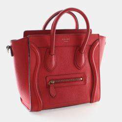 Pre Owned حقيبة يد سيليين نانو لاجيدج جلد عجل