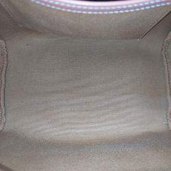 مملوكة مسبقًا Celine Brown Coated Canvas Triumph Boston Bag Small