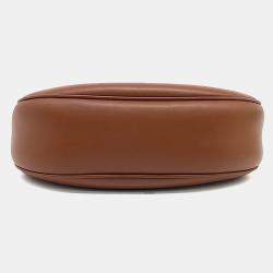 مملوكة مسبقًا حقيبة أفا سيلين ترايمف جلد بني متوسط