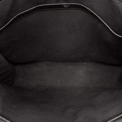 مملوكة مسبقًا حقيبة يد سيلين كاباس كانفاس مطلي بختم تريومفه بني كبير جدًا