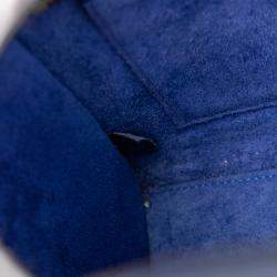 مملوكة مسبقًا Celine Blue Nano Leather Luggage Tote